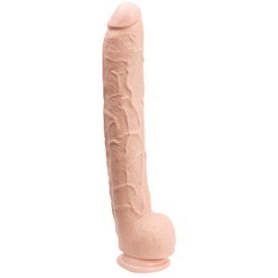 Фаллоимитатор Doc Johnson Dick Rambone Cock White (в ПЭ пакете!, диаметр 6 см, длина 42 см) картинка