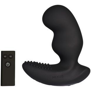 Массажер простаты с вибрацией и пультом ДУ Nexus RIDE EXTREME Dual Motor Remote Control Prostate Vibrator Black (5,5 см) картинка