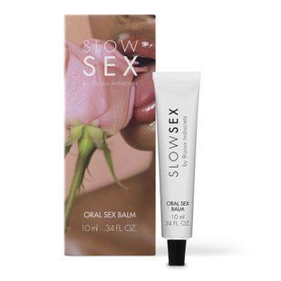 Бальзам для мінету з ментолом Bijoux Indiscrets SLOW SEX Oral sex balm (10 мл) зображення