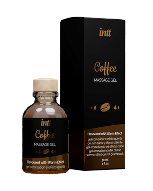 Масажний гель для інтимних зон зігріваючий Intt Coffee, кава (30 мл) зображення