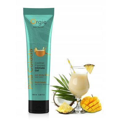 Їстівний лубрикант на водній основі Orgie Lube Tube Pina Colada, коктейль Піна Колада (100 мл) зображення