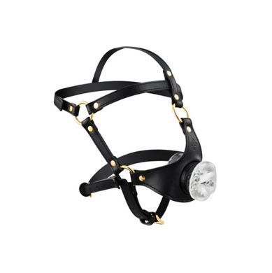 Маска-збруя для орального сексу LOCKINK SEVANDA Blowjob Head Harness зображення