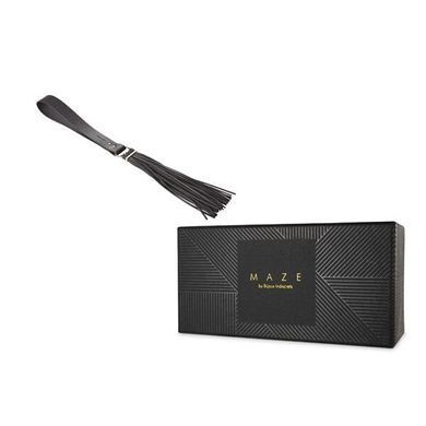 Флоггер Bijoux Indiscrets MAZE - Tassel Flogger Black картинка