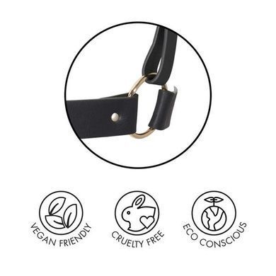 Чокер со съемным поводком Bijoux Indiscrets MAZE - Wide Chocker Black картинка