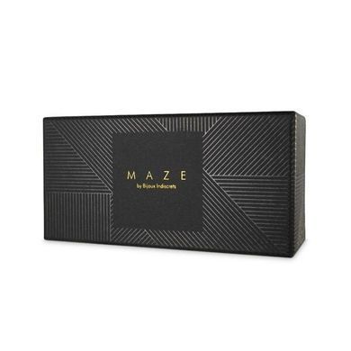 Чокер со съемным поводком Bijoux Indiscrets MAZE - Wide Chocker Black картинка