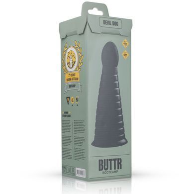 Анальний плаг з присоскою BUTTR Devil Dog Butt Plug (діаметр 4,7 - 9,9 см) зображення