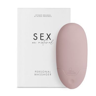 Клиторальный стимулятор - вибромассажер Bijoux Indiscrets Sex au Naturel Personal Massager картинка