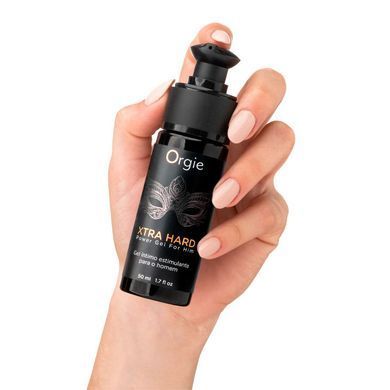 Гель для стимуляції члена розігріваючий Orgie Xtra Hard Power Gel For Him (50 мл) зображення