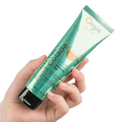 Їстівний лубрикант на водній основі Orgie Lube Tube Pina Colada, коктейль Піна Колада (100 мл) зображення