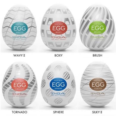 Набір мастурбаторів - яєць Tenga Egg Standard Pack NEW (6 яєць) зображення