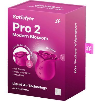 Вакуумний кліторальний стимулятор -троянда Satisfyer Pro 2 Modern Blossom зображення