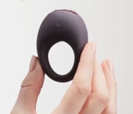 Эрекционное кольцо с вибрацией Je Joue Mio Black картинка
