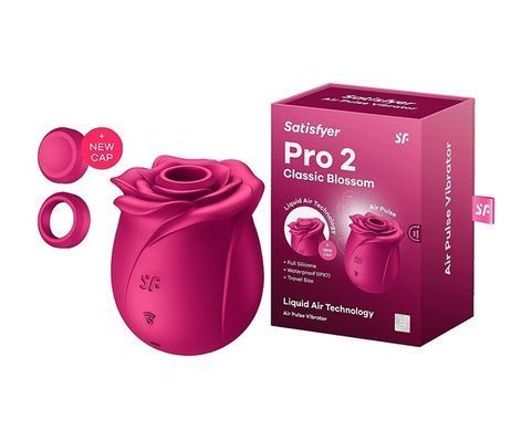 Вакуумний кліторальний стимулятор -троянда Satisfyer Pro 2 Modern Blossom зображення