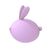 Вакуумний стимулятор з вібрацією KissToy Miss KK Purple (довжина 8,28 см) зображення