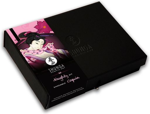 Подарочный набор: смазка и стимулирующие средства для него и для нее Shunga NAUGHTY Cosmetic Kit (4 шт) картинка