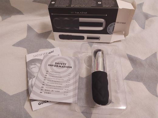 Мини-вибратор клиторальный со съемным колпачком Satisfyer Mini Sparkling Darling  картинка
