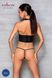 Комплект белья с открытой грудью: корсет и стринги Passion GENEVIA SET WITH OPEN BRA black, размер L/XL картинка 10
