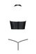 Комплект белья с открытой грудью: корсет и стринги Passion GENEVIA SET WITH OPEN BRA black, размер L/XL картинка 4