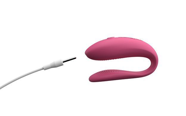 Смарт-вибратор для пар We-Vibe SYNC Lite Pink (ширина 3 см) картинка