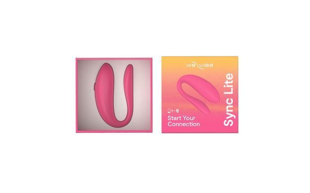 Смарт-вибратор для пар We-Vibe SYNC Lite Pink (ширина 3 см) картинка