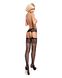 Сексуальні панчохи із поясом Obsessive Garter stockings S500 black, розмір S/M/L картинка 6