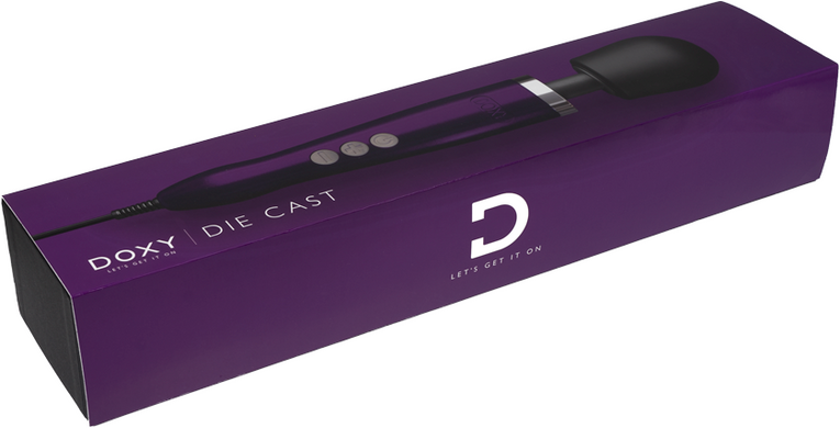 Вибромассажер-микрофон DOXY Die Cast Purple, работает от сети картинка
