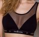 Топ з прозорою вставкою Passion PS002 TOP black, розмір M картинка 1