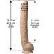Фалоімітатор Doc Johnson Dick Rambone Cock White (в ПЕ пакеті!, діаметр 6 см, довжина 42 см) картинка 6