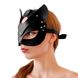 Черная маска кошечки из натуральной кожи Art of Sex Cat Mask картинка 3