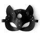 Черная маска кошечки из натуральной кожи Art of Sex Cat Mask картинка 1