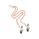 Ошейник с зажимами для сосков Liebe Seele Rose Gold Memory Collar with Nipple Clamps картинка 4