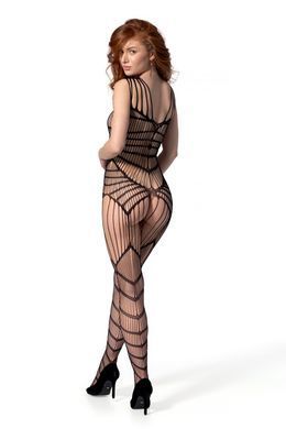 Бодістокінг з доступом Passion BS102 One Size, black зображення