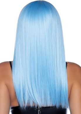 Перука довга пряма з чубчиком Leg Avenue Long straight bang wig Blue (61 см) зображення