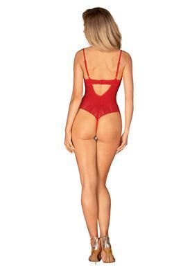 Откровенное кружевное боди Obsessive Ingridia crotchless teddy, размер XS/S картинка