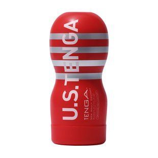 Мастурбатор с вакуумной стимуляцией Tenga US Deep Throat Original Vacuum Cup (большой, средняя интенсивность), обновленная версия картинка