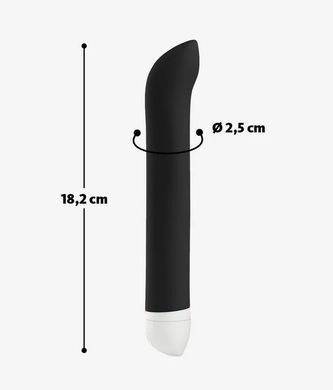 Вібратор для точки G Fun Factory JOUPIE Black (діаметр 2,5 см, на батарейках) зображення