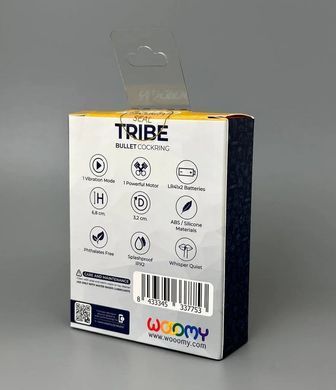 Эрекционное виброкольцо Wooomy Tribe (внутренний диаметр 3,2 см) картинка