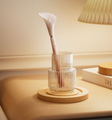 Вібромасажер у формі квітки кали Zalo Calla Blossom Pink зображення