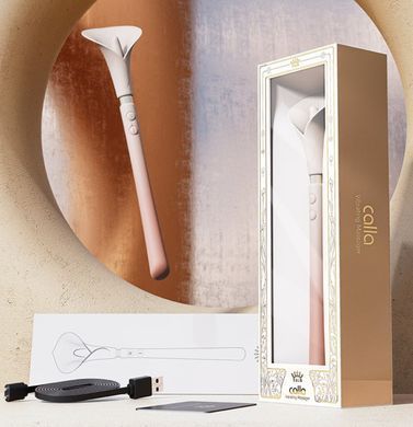 Вібромасажер у формі квітки кали Zalo Calla Blossom Pink зображення
