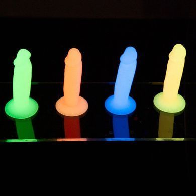 Набір фалоімітаторів, що світиться в темряві ADDICTION Silly Willy Glow in the Dark (12 шт) зображення