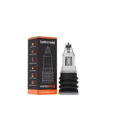 Гидронасос Bathmate Hydromax 3 Clear (для члена длиной до 7,5 см, диаметр до 4,5 см) картинка