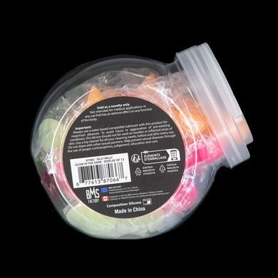 Набір фалоімітаторів, що світиться в темряві ADDICTION Silly Willy Glow in the Dark (12 шт) зображення