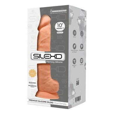 Фалоімітатор реалістичний SilexD Arnold Flesh MODEL 5 size 10in (діаметр 5 см, силікон + Silexpan) зображення