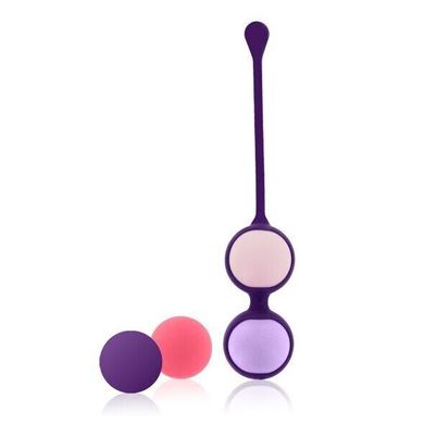 Набор вагинальных монолитных шариков Rianne S Pussy Playballs Nude (вес 15 г, 25 г, 35 г, 55 г) картинка