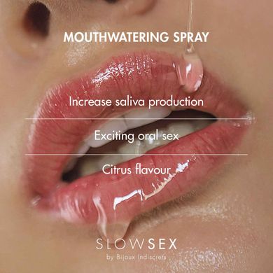 Спрей для посилення слиновиділення Bijoux Indiscrets Slow Sex Mouthwatering spray (13 мл) зображення