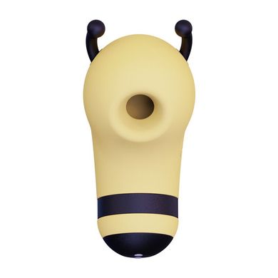 Вакуумный стимулятор-пчелка с микротоками CuteVibe Beebe Yellow (на палец) картинка
