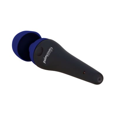 Вибромассажер-микрофон PalmPower Recharge Blue (диаметр 4 см) картинка