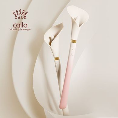 Вібромасажер у формі квітки кали Zalo Calla Blossom Pink зображення