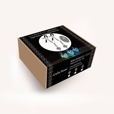 Затискачі для сосків Liebe Seele Glow-in-dark Nipple Clamps Green (світяться у темряві) зображення