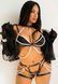 Комплект с жемчугом Leg Avenue Faux Pearl Halter Harness, размер S картинка 8